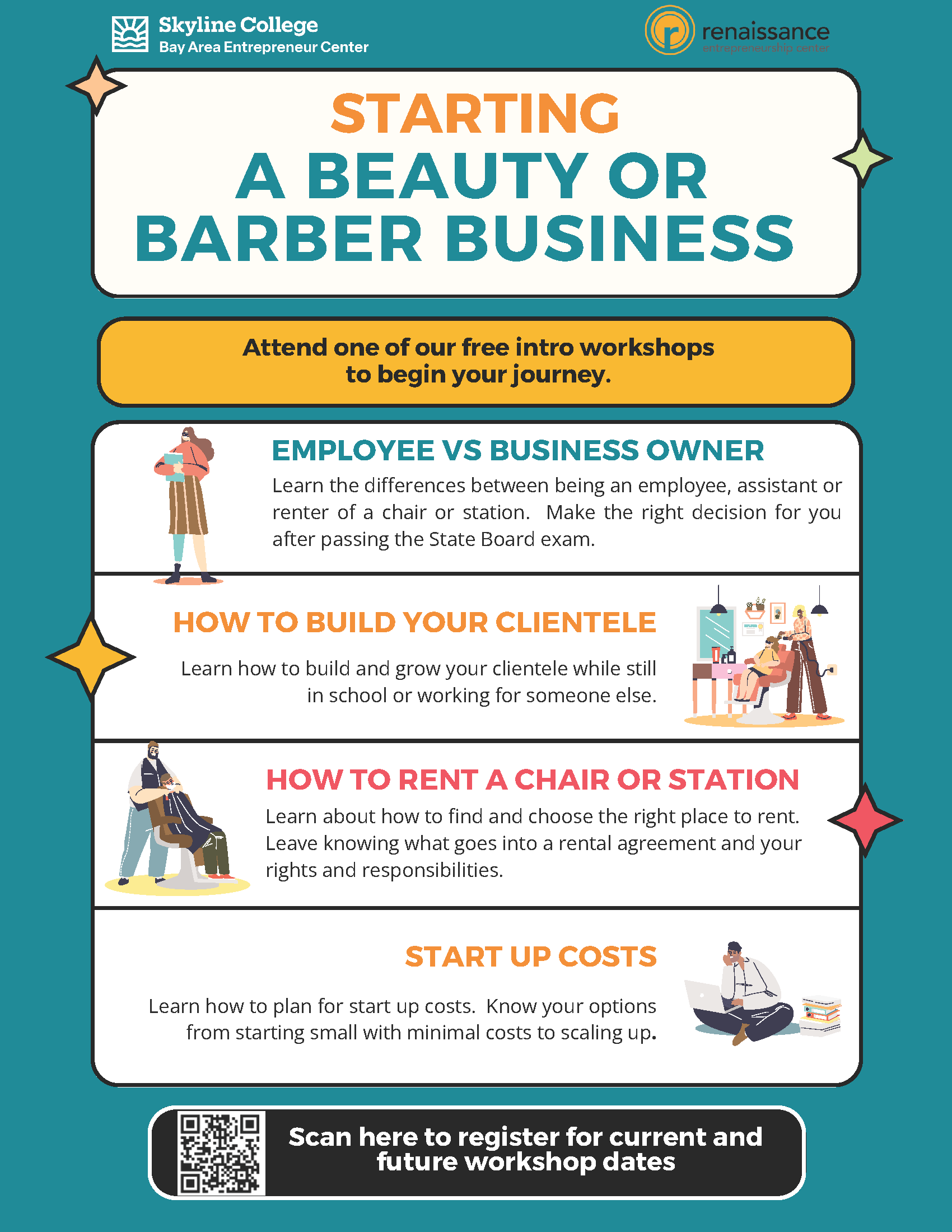 📍Beauty and Barber Series: How to Build your Clientele (San Bruno  03/11/24) - Renaissance Entrepreneurship Center